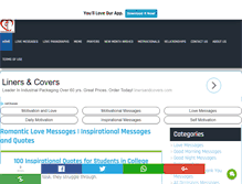 Tablet Screenshot of motivationandlove.com